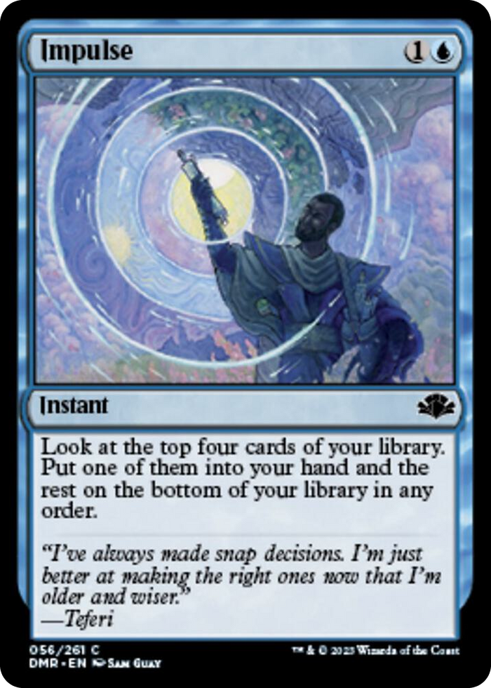 Impulse #56 C - Dominaria Remastered Pokemon card