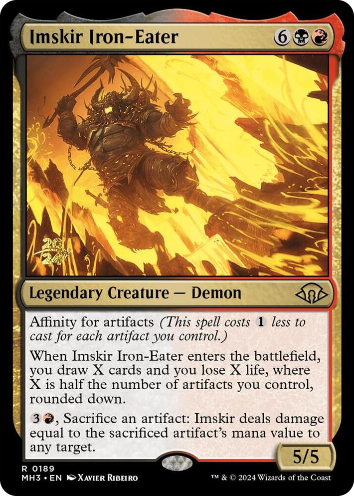 0189 Imskir Iron-Eater R Prerelease Cards