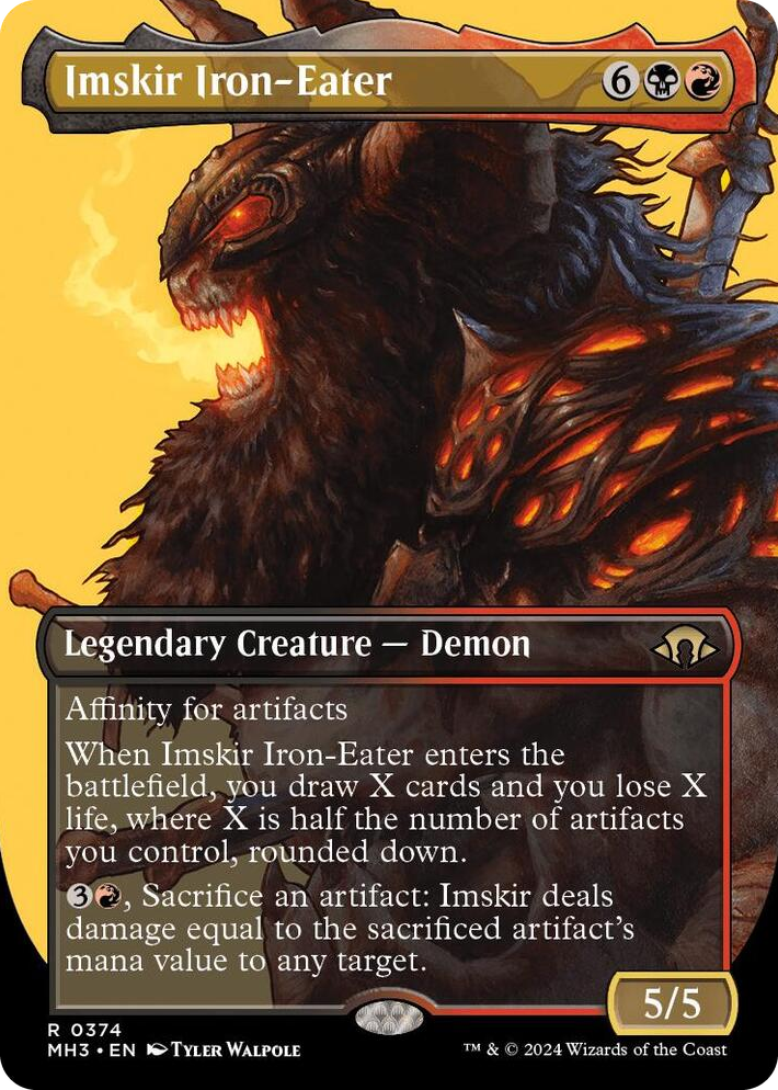 0374 Imskir Iron-Eater (Borderless) R Modern Horizons 3