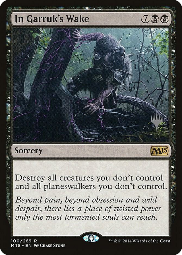 0100 In Garruk's Wake R Promo Pack: Theros Beyond Death