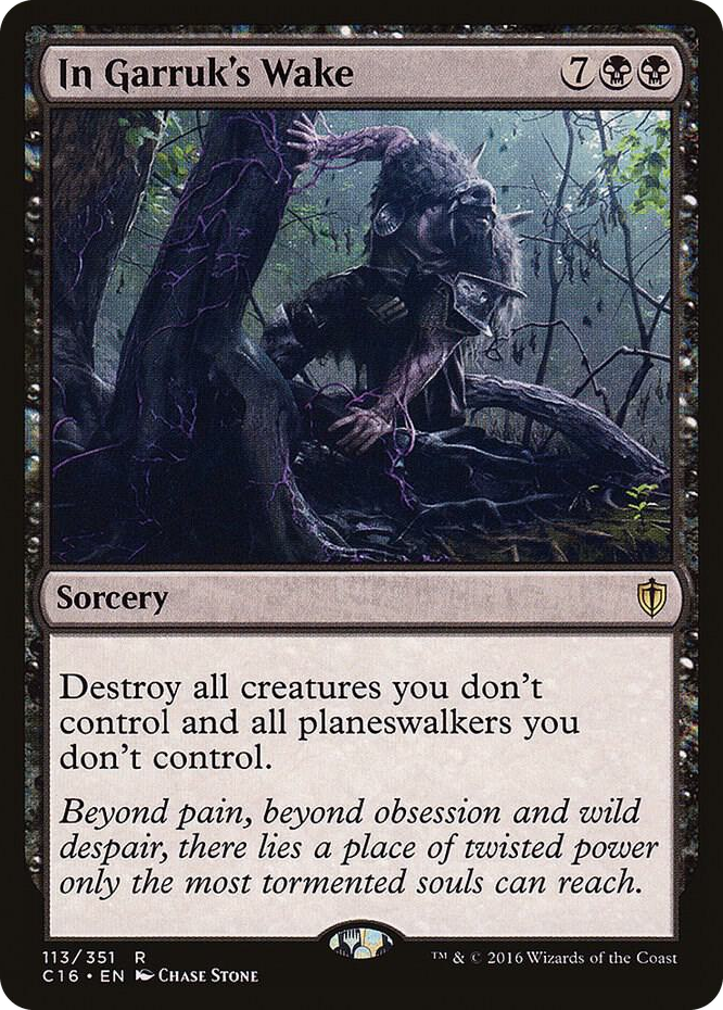 In Garruk's Wake #113 R - Commander 2016 Pokemon card