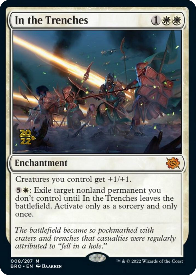 0008 In the Trenches M Prerelease Cards