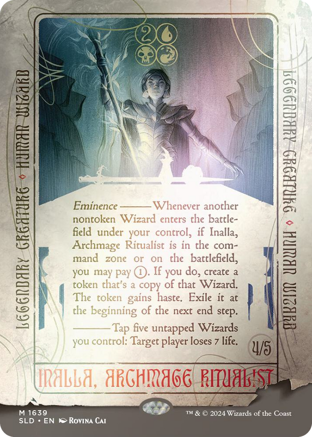 1639 Inalla, Archmage Ritualist (Rainbow Foil) M Secret Lair Drop Series