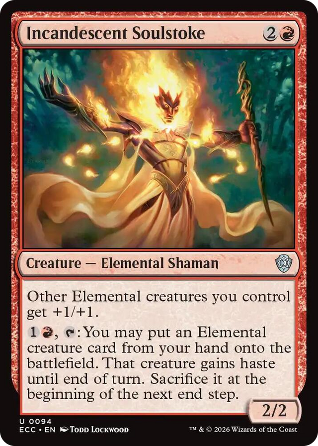 0094 Incandescent Soulstoke U Commander: Lorwyn Eclipsed