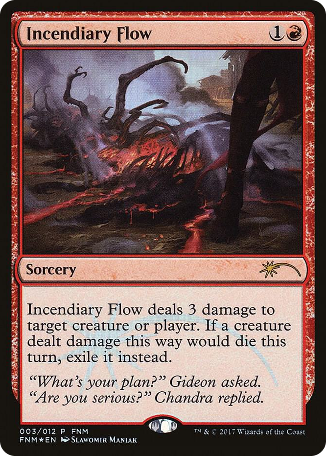Incendiary Flow #3 P - FNM Promos Pokemon card