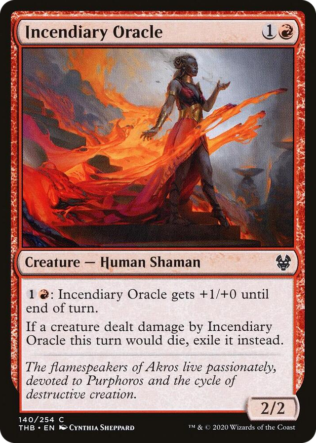 0140 Incendiary Oracle C Theros Beyond Death