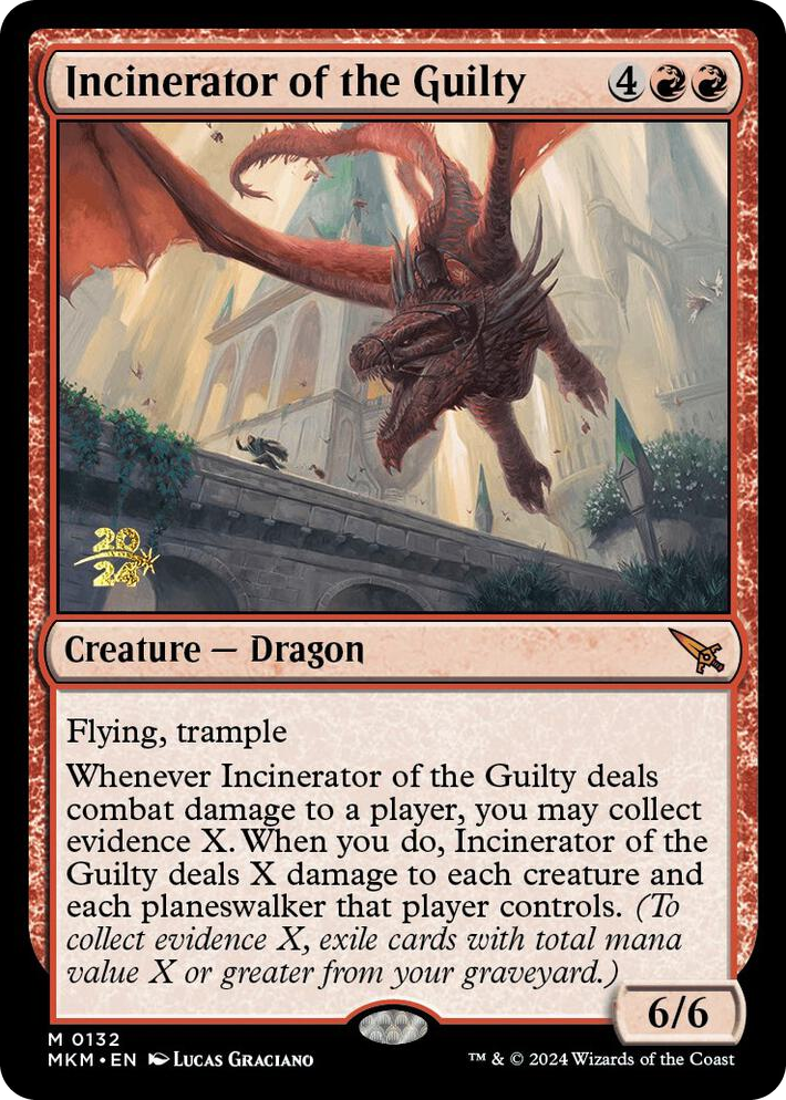 0132 Incinerator of the Guilty M Prerelease Cards