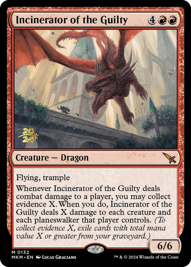 0132 Incinerator of the Guilty M Prerelease Cards