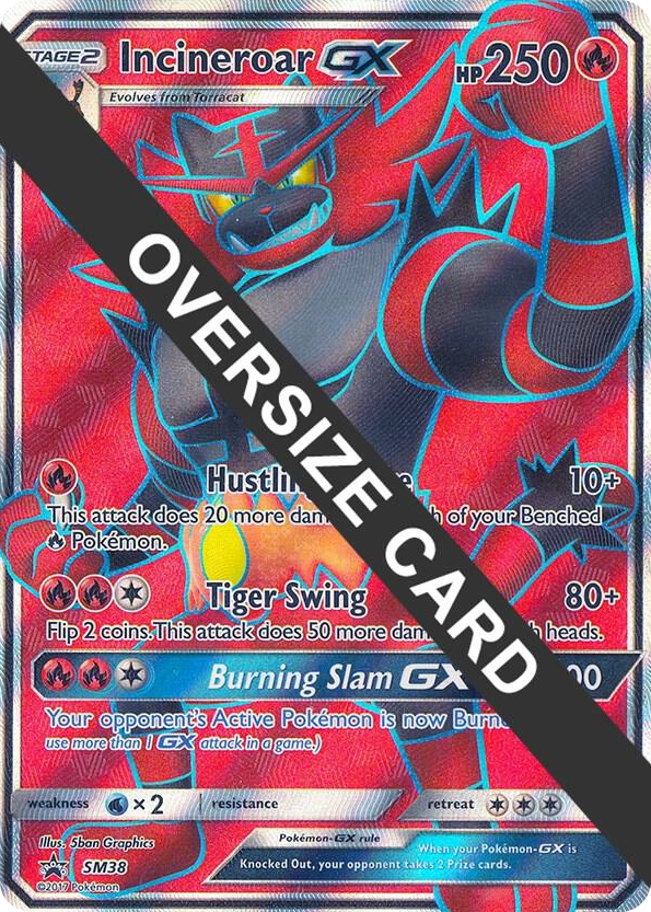 SM038 Incineroar GX - SM38 (SM Black Star Promo) Promo Jumbo Cards