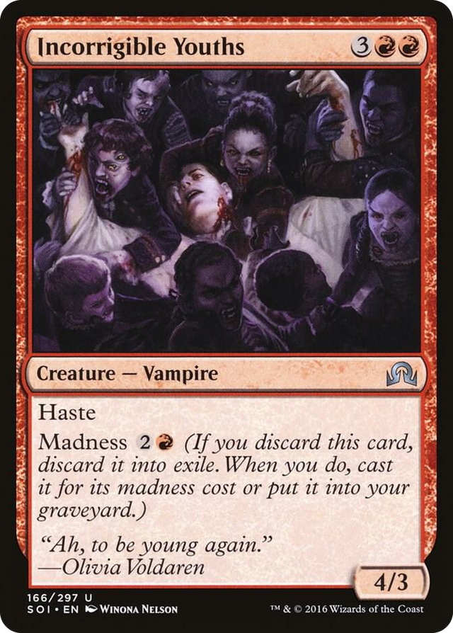 0166 Incorrigible Youths U Shadows over Innistrad