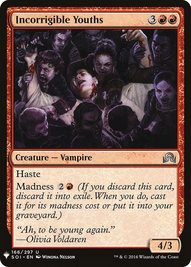 0166 Incorrigible Youths U The List Reprints