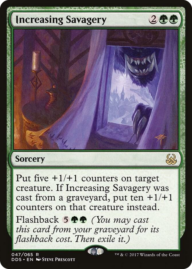 0047 Increasing Savagery R Duel Decks: Mind vs. Might