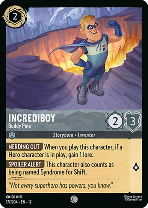 0177 Incrediboy - Buddy Pine Common Wilds Unknown