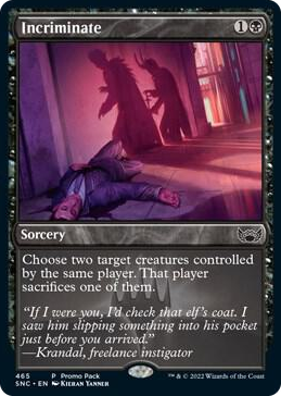 0465 Incriminate P Promo Pack: Streets of New Capenna