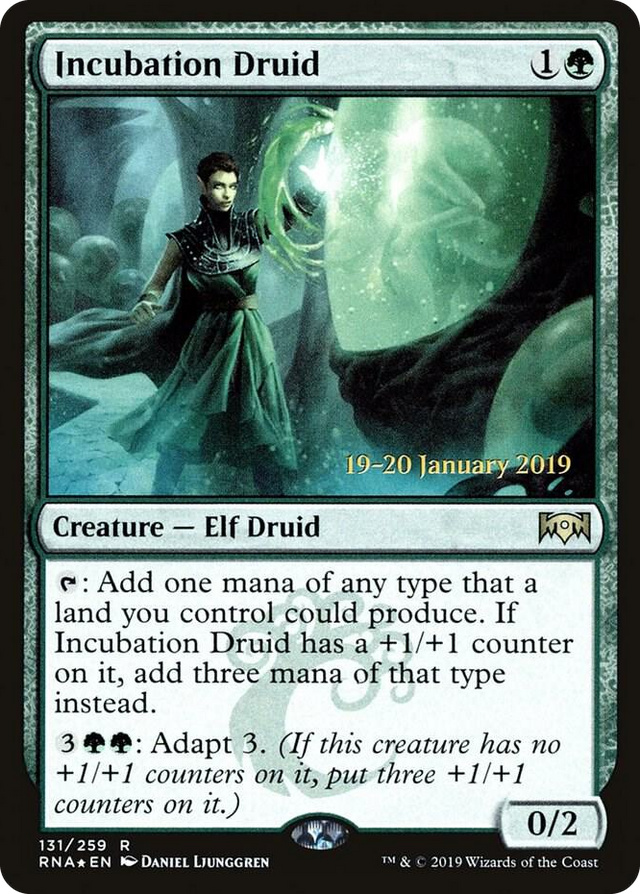 0131 Incubation Druid R Prerelease Cards