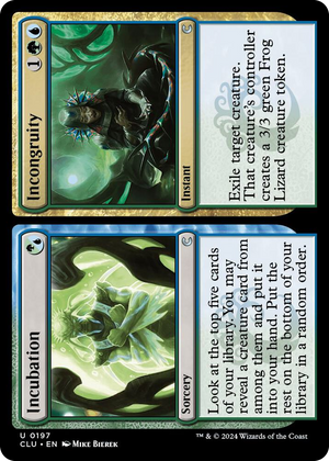 0197 Incubation // Incongruity U Ravnica: Clue Edition