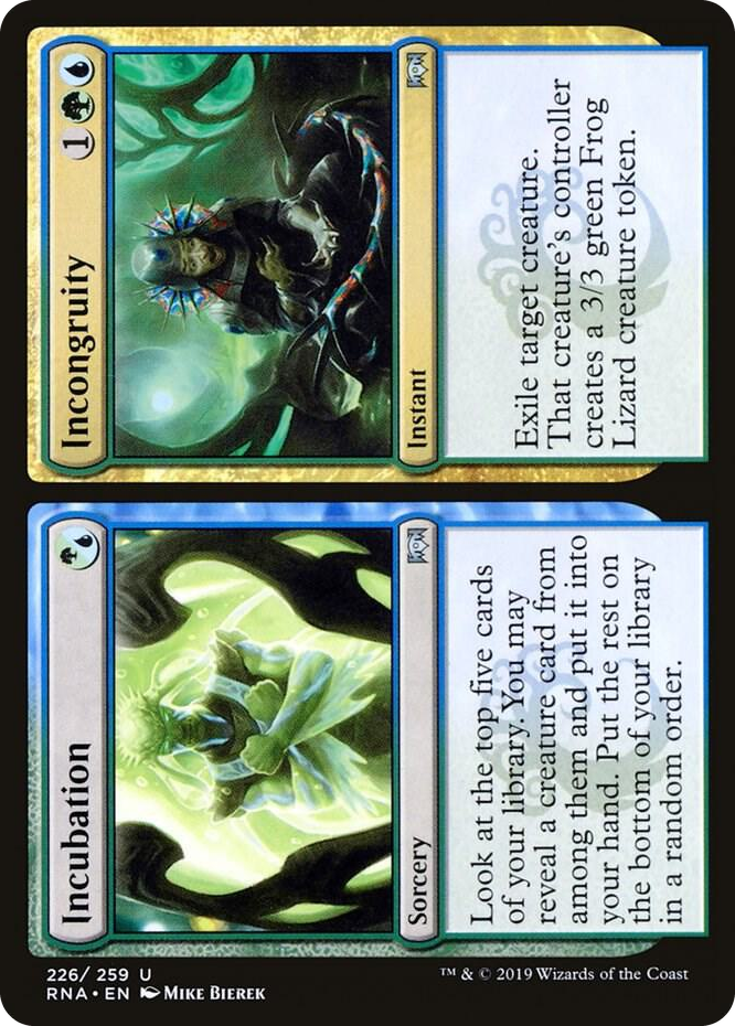 0226 Incubation // Incongruity U Ravnica Allegiance