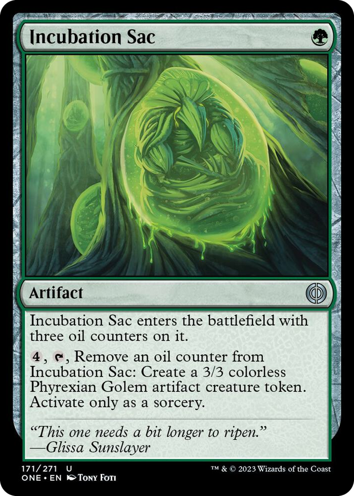 Incubation Sac #171 U - Phyrexia: All Will Be One Pokemon card