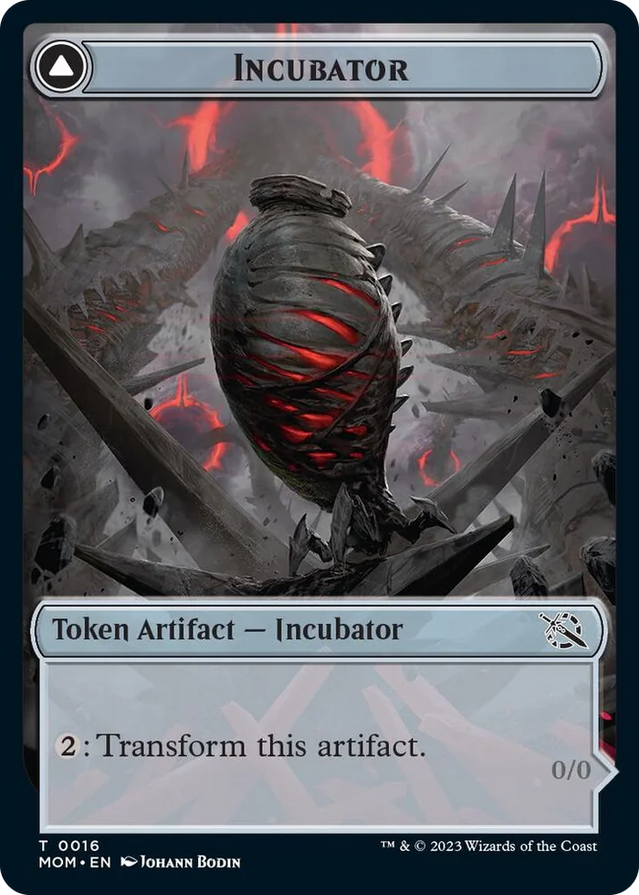 0016 Incubator (0016) // Phyrexian (0016) Double-Sided Token T March of the Machine