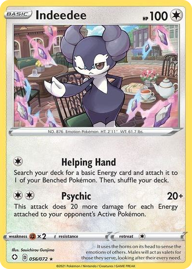 0056 Indeedee Rare Deck Exclusives