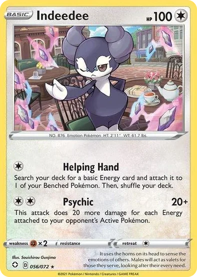 0056 Indeedee Rare Deck Exclusives