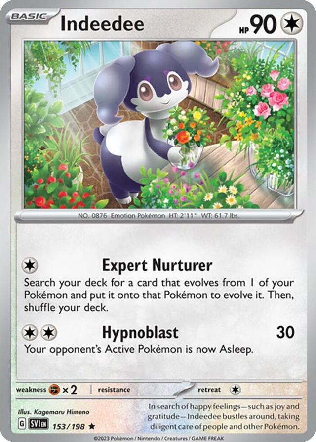 0153 Indeedee Rare Deck Exclusives