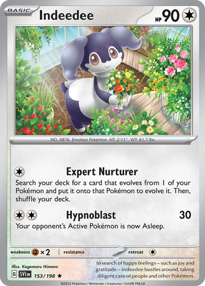 0153 Indeedee Rare Deck Exclusives