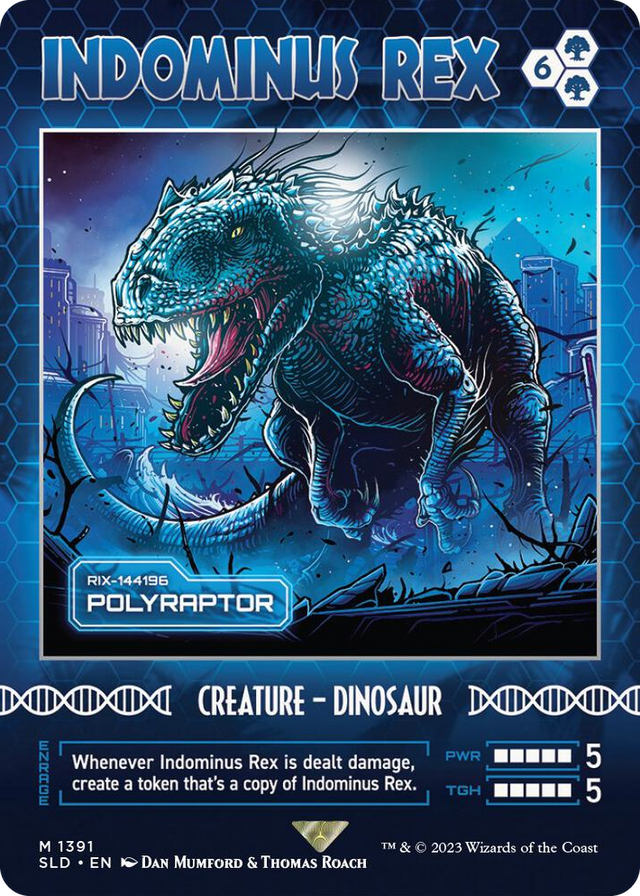 1391 Indominus Rex - Polyraptor M Secret Lair Drop Series
