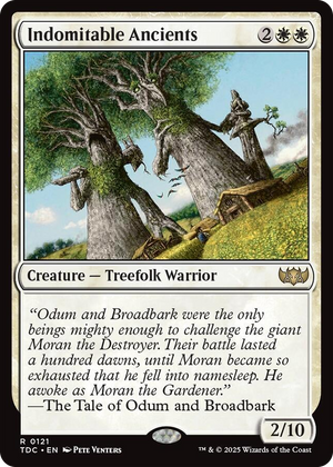 0121 Indomitable Ancients R Commander: Tarkir: Dragonstorm