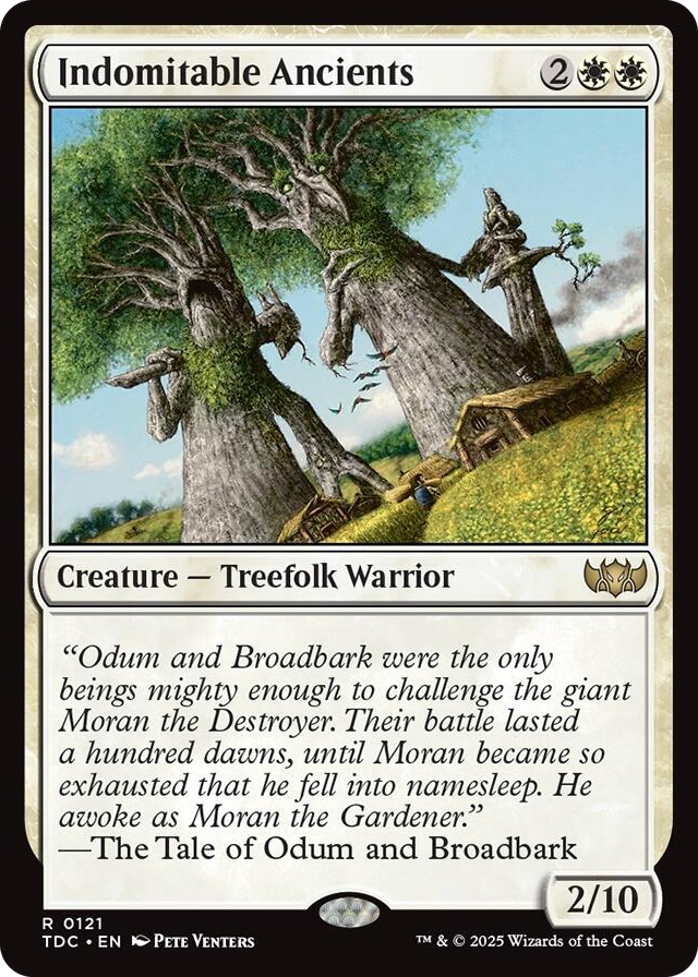 0121 Indomitable Ancients R Commander: Tarkir: Dragonstorm