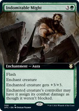 0309 Indomitable Might (Extended Art) R Commander: Adventures in the Forgotten Realms