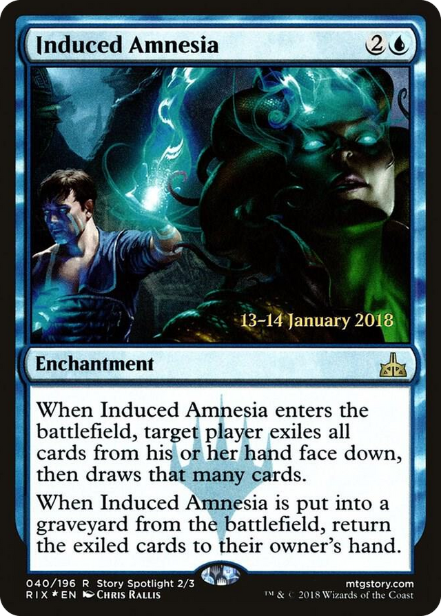 0040 Induced Amnesia R Prerelease Cards
