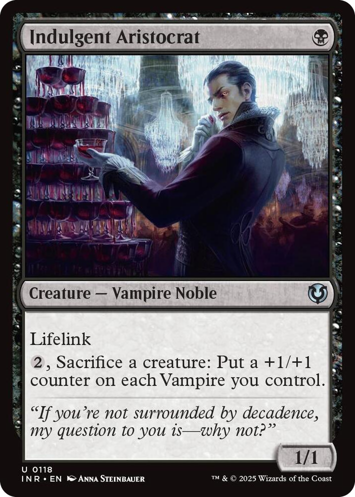 0118 Indulgent Aristocrat U Innistrad Remastered