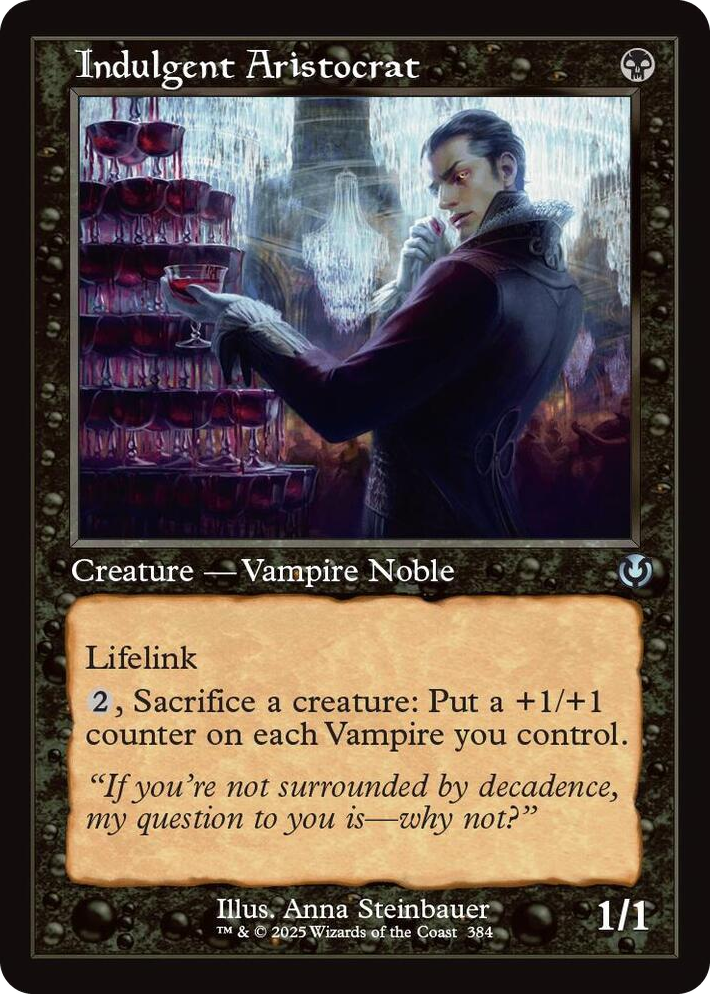 0384 Indulgent Aristocrat (Retro Frame) U Innistrad Remastered