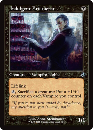 0384 Indulgent Aristocrat (Retro Frame) U Innistrad Remastered