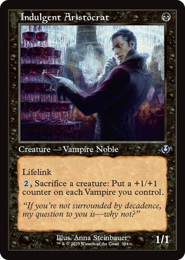 0384 Indulgent Aristocrat (Retro Frame) U Innistrad Remastered