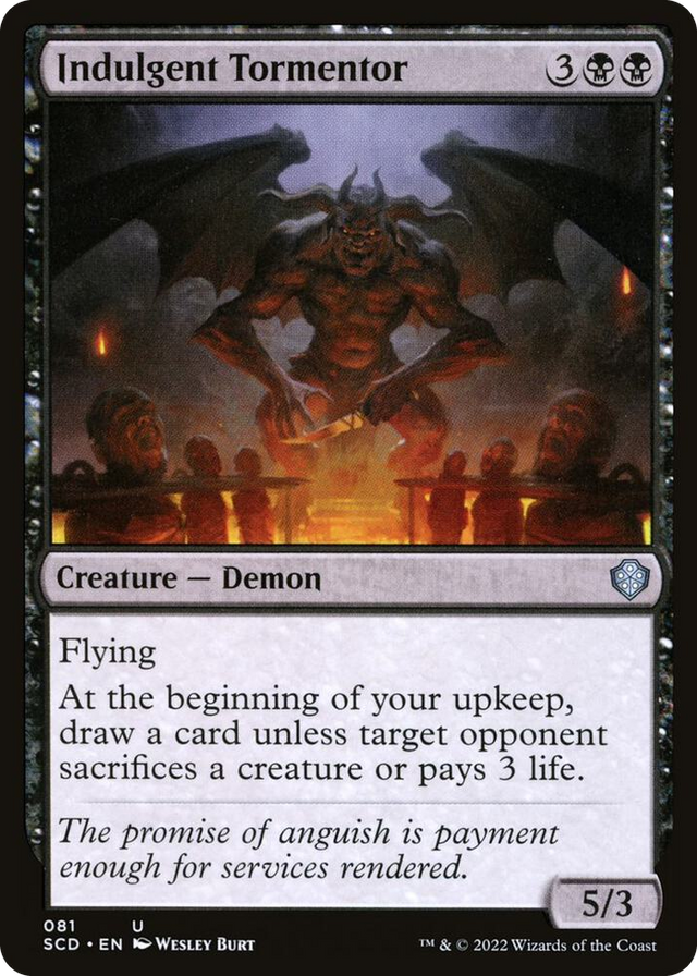 0081 Indulgent Tormentor U Starter Commander Decks