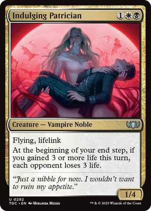 0292 Indulging Patrician U Commander: Tarkir: Dragonstorm