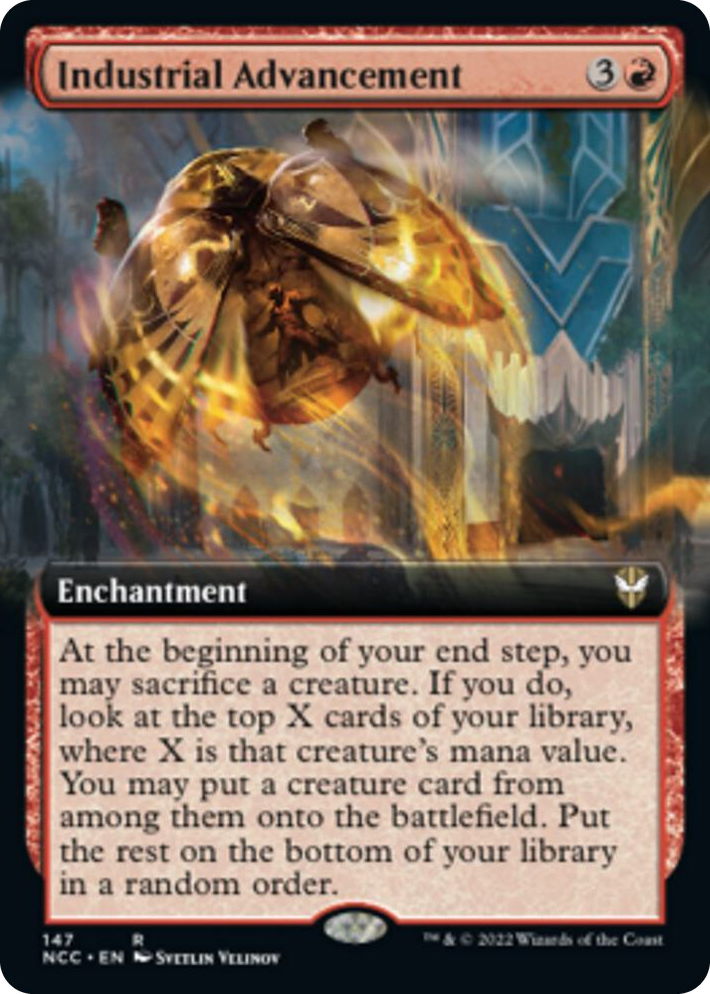 0147 Industrial Advancement (Extended Art) R Commander: Streets of New Capenna