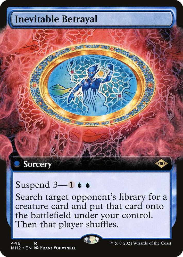 0446 Inevitable Betrayal (Extended Art) R Modern Horizons 2