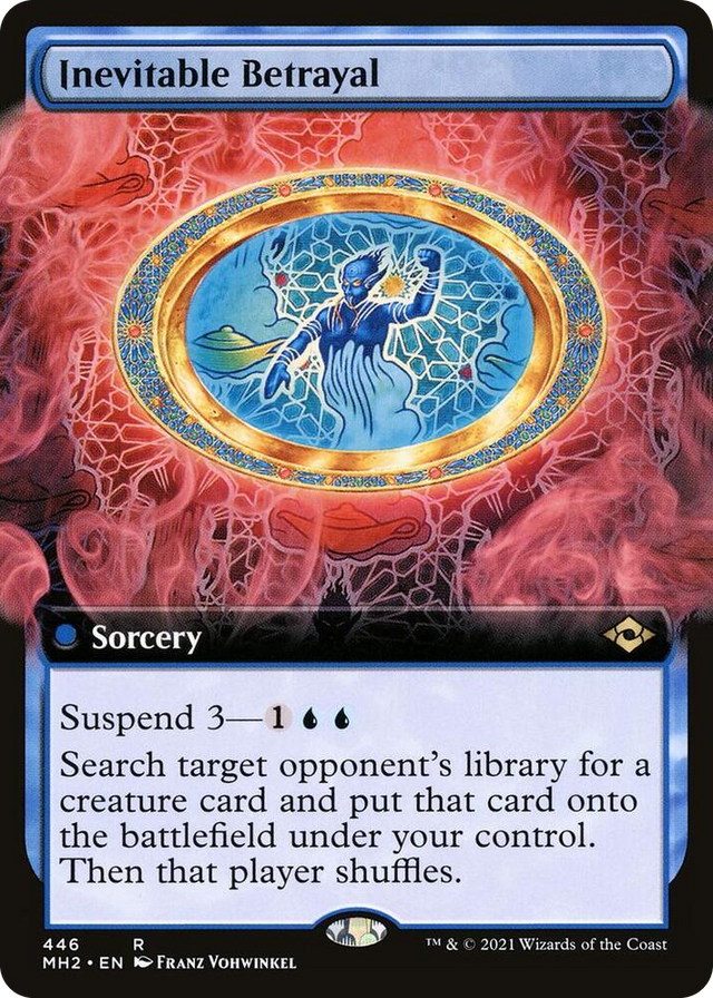 0446 Inevitable Betrayal (Extended Art) R Modern Horizons 2