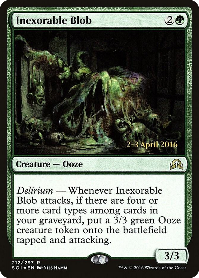 0212 Inexorable Blob R Prerelease Cards