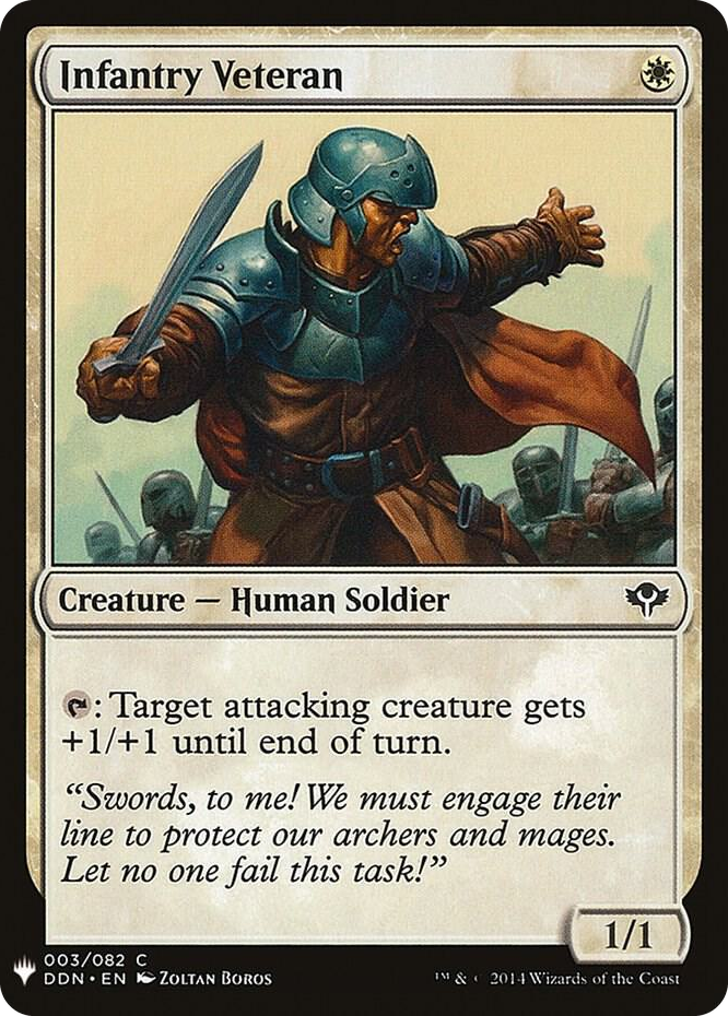 Infantry Veteran #3 C - The List Reprints Pokemon card