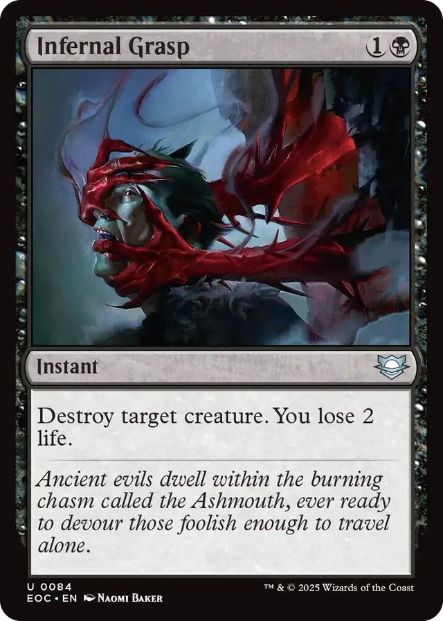 0084 Infernal Grasp U Commander: Edge of Eternities