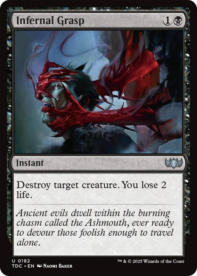 0182 Infernal Grasp U Commander: Tarkir: Dragonstorm