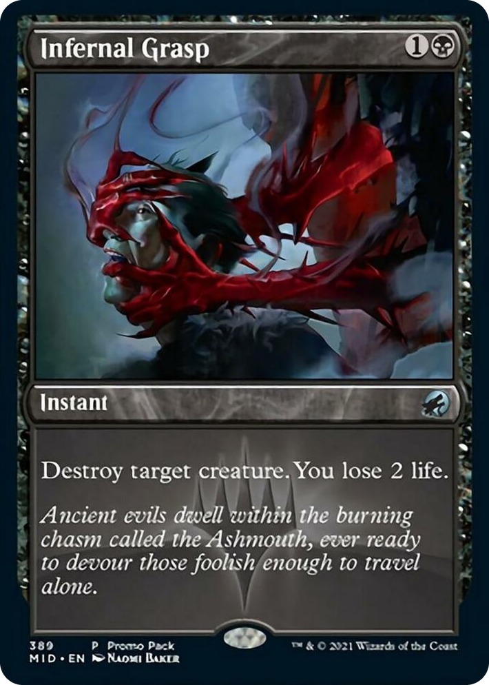 0389 Infernal Grasp P Promo Pack: Innistrad: Midnight Hunt