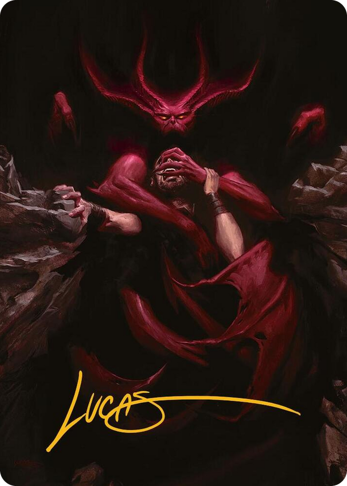 Infernal Grasp Art Card (Gold-Stamped Signature) #10 S - Art Series: Innistrad Remastered Pokemon card