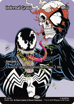 0018 Infernal Grasp (Borderless) M Marvel Universe Eternal-Legal