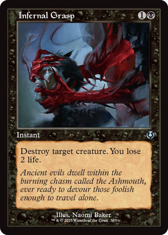 0385 Infernal Grasp (Retro Frame) U Innistrad Remastered
