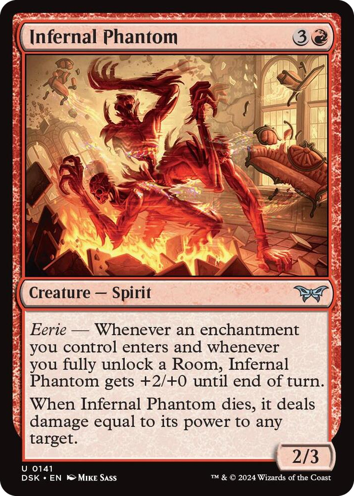 0141 Infernal Phantom U Duskmourn: House of Horror